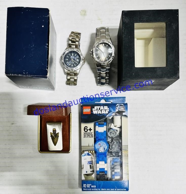 Watches and Bill Clip