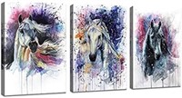 Dzl Art D70246 Canvas Wall Art Horse Animal