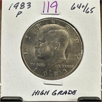 1983 JFK UNC HALF DOLLAR