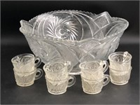 Punch Bowl with Cups