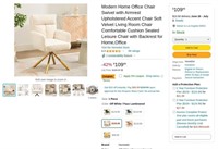 B4202  Modern Swivel Office Chair Upholstered 1 P