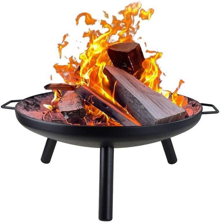 Cuisiland Wood Burning Fire Pit: 24-inch Outdoor