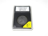 1812 U.S. large cent, VG-10