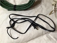 Lot of damaged extension cords