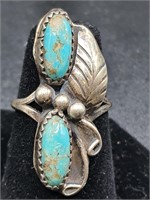 Turquoise & Silver Ring