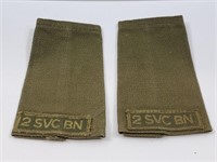 Canadian Forces Army Rank Slip-On Cloth