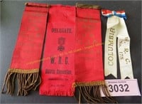 1899 and other Soldier Reunion Ribbons