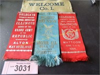 1891 and other Soldiers Reunions Ribbons