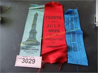1894 and other Soldiers Reunion Ribbons and