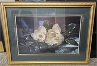 Gold Framed Magnolia Print