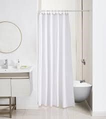 White Metal Shower Curtain Rod A7