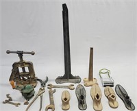 Antique Cast Iron Lot: Tools & More