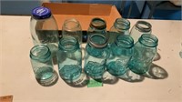 Blue ball canning jars