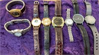 Lot of 8 men’s watches - ncludes a chromameter