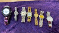 Lot of 7 ladies wrist watches. Includes Waltham,