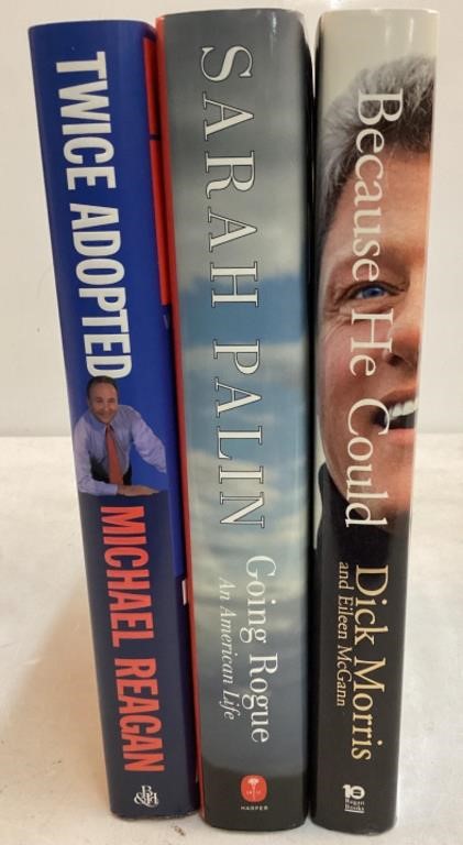 (3) Hardback Political Books