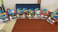 8 Hot wheels New on card