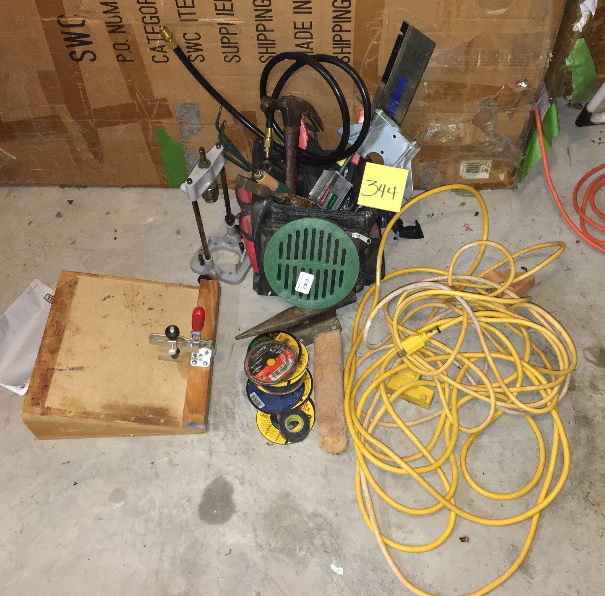 Assorted Lot w/ Extension Cord & Anvil