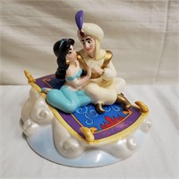 Disney Jasmin and Aladdin musical figure