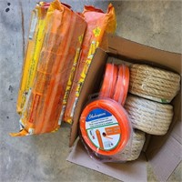 Duraflame, Trimmer Line, & Rope Lot