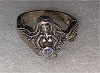 Sterling silver Mermaid ring size 7
