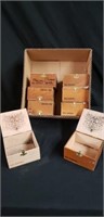 Small tea boxes, 4X2"