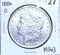 1886-O Morgan Silver Dollar CHOICE BU