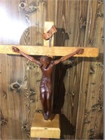 Woodcarving of a Crucifix