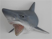 Lot #1890 - Resin wall shark 15”