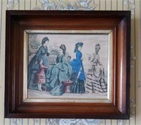 4 EARLY FRAMED VICTORIAN PICTURES