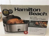 New Hamilton Beach 28lb Turkey Roaster Oven