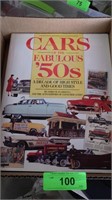 1995 CARS OF THE FABULOUS 50'S BOOK- HARD COVER