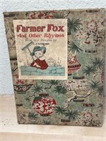 1904 Farmer Fox and Other Rhymes Children’s Book