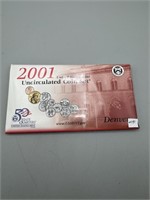2001 US Mint never opened 20-coin set (Phil & Denv