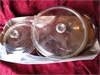 assorted glass lids