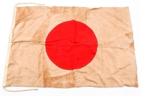 WWII BRING BACK JAPANESE IMPERIAL ARMY LINEN FLAG