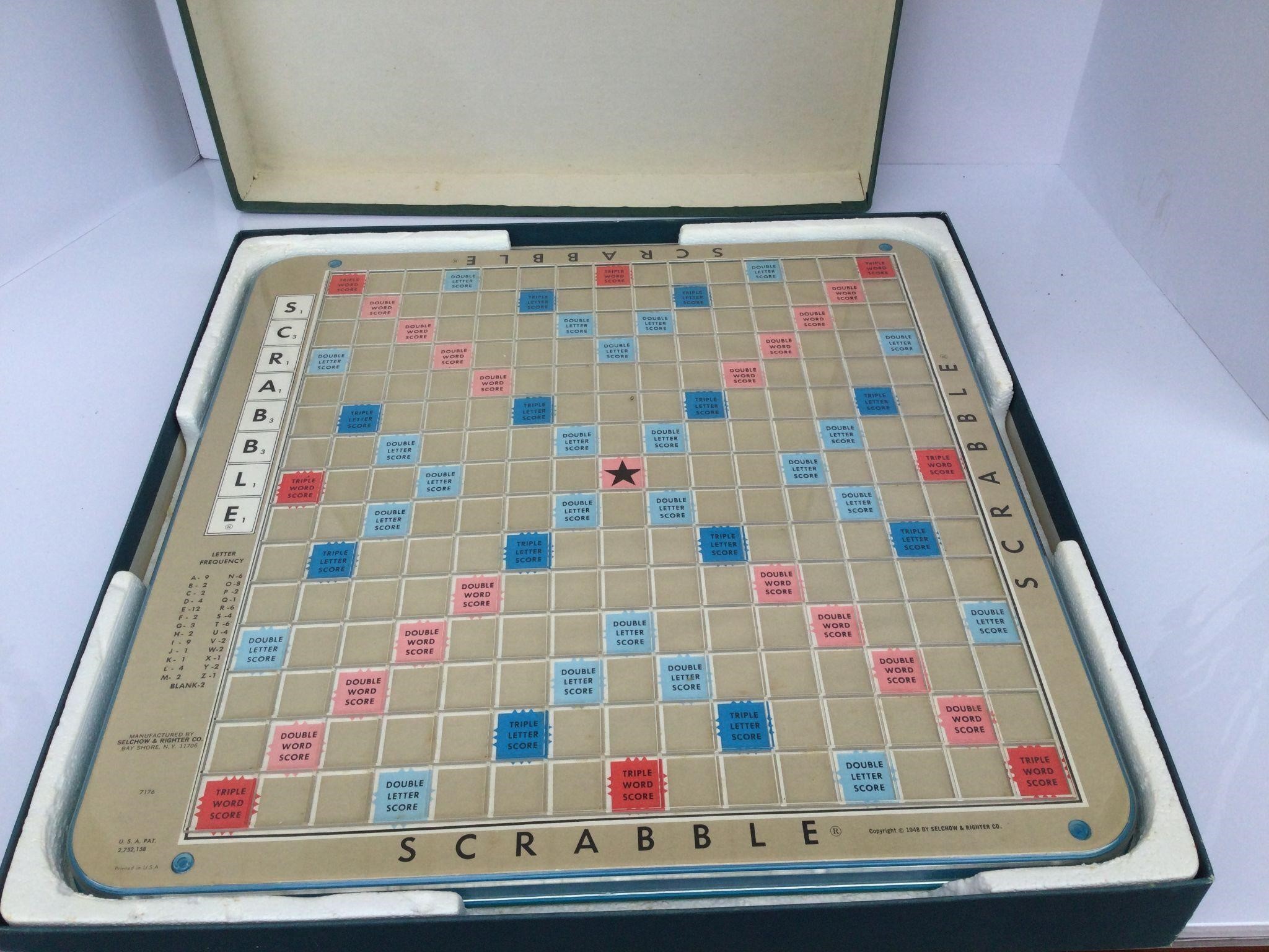 Deluxe Scribble Board Game Vintage