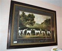 Foxhounds George Stubbs framed Print 47" x 36"