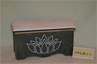 Handpainted Painted Box with hinged Lid