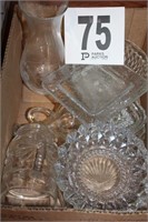 Box Lot of Assorted Glass