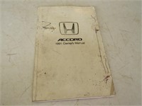 1991 Honda Accord Owner's Manual