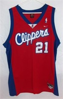 LA Clippers basketball jersey.