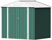 Devoko Outdoor Storage Shed 6 x 8 FT  Green