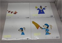 C12) 4 Animation Cels 1997 HBO The Pied Piper