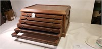 Wooden Box 6 Drawer