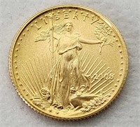 2005 $5 American Eagle 1/10th OZ. .999 Gold Coin