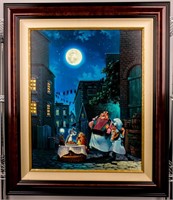 Art Disney Lady & the Tramp "A Beautiful Night"