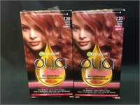 Garnier Olia Bold Dark Rose Quartz hair dye, set