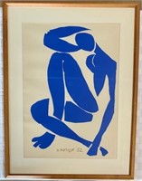 Henry Matisse Serigraph Nu Bleu IV