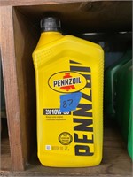 2 quarts of 10 W 30 Pennzoil